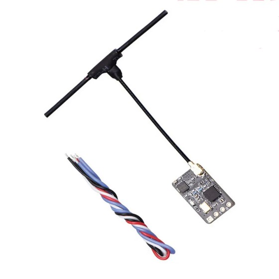 Offres Spéciales JHEMCU ExpressLRS RX24T 2.4G ELRS Radio Nano longue portée pour les Drones longue portée de course pièces de bricolage LR4 LR5